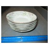 6 Grant Crest China Berry Bowls