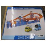 Puzzle Track Car Playset Ages 3+
