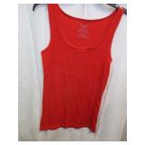 Faded Glory Large Tank Top Red Women's