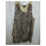 DG2 1X Tank Top Sleeveless Animal Print