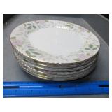 6 Grant Crest China Salad Plates
