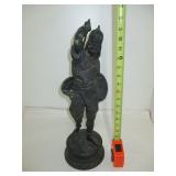 Vintage Metal Spelter Warrior