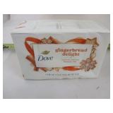 3 Packs of Dove Soap Ginger Bread Delight Bar Soap