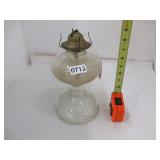 Vintage Glass Oil Lamp Base