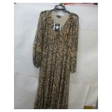 New Anthony P M Dress Cheetah Print