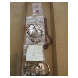 Costume Jewelry & Red Gem Stones