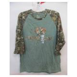 Mossy Oak - Raglan Sleeve T-Shirt - Size: Large