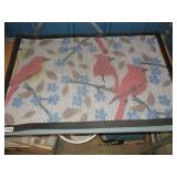 Feet Mat With Birds