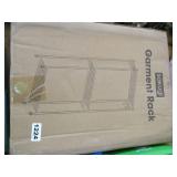 Rolling Garment Rack w/hooks