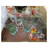 Cola-Cola Glasses & Garfield Collectible