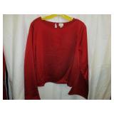 A New Day L Top Red Long Sleeve