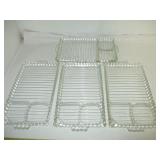 4 Hazel Atlas Snack Trays