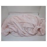 Pink Velour Queen Fitted Bed Sheet