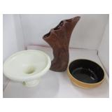 Haeger Planter Bowl and Vase group