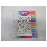4 30- Packs Colored Pens Three Cheers for Girls