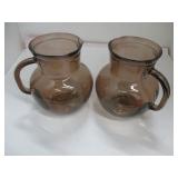 2 Glass Pitchers
