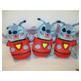 3 Disney Lilo & Stich Plushies