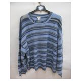 Ana - Sweater - Size: 4X - Womens Blue Striped