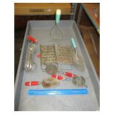 Group Vintage Kitchen Utensils