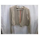 Grey XL Women's Crop Jacket