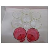 8 StemWare Glass Cups