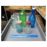 Group Vintage Jars, Mason & Other