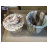 Marble Lidded Container