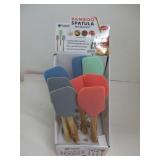 7 Spatulas Rubber Tipped