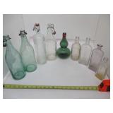 Group Old Bottles vintage