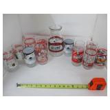 Lot of Coca-Cola Pitcher & Glasses