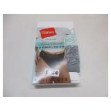 4 Hanes Hi Cut Womens Underwear Size 6 Med
