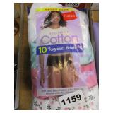 10 Tagless Womans Briefs 3XL