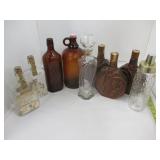 Group Vintage Bottles
