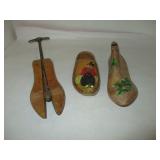 Vintage Shoe Stretchers & Wood Shoe