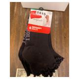 New Hanes womenï¿½s 6 pack ankle socks size 5-9