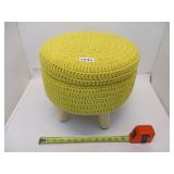 Small Yellow Foot Stool