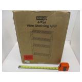 4 Tier Wire Shelving