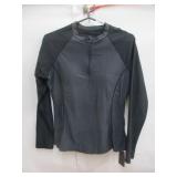 Daci Black Long Sleeve Swim Top 1/4 Zip - Size ?
