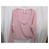 New Auden 2x Top Pink Scoop Neck