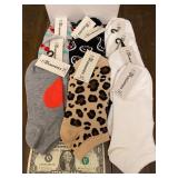 10 new No Boundaries womenï¿½s low cut socks 4-10