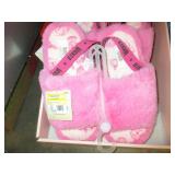 3 Pairs Pink Slippers Disney Wicked