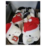 Lot Squishmallow Christmas Kitty Slippers