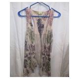 A Day Trip Med Pink Vest Top