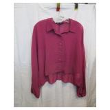 Colleen Lopez Large Shirt Shear Pink