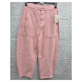 Women's New Pink Barrel Jeans Size 2