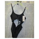 New Women's Swimsuit 1 pc peekaboo size M