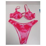 New Women's Swimsuit 2 piece size XL Tie-Dye
