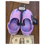 New Rugged Shark kids clogs size 9