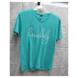 Women's Large V-Neck Top 'homebody'