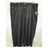 New Women's Wide leg Jeans size 26R Stretch